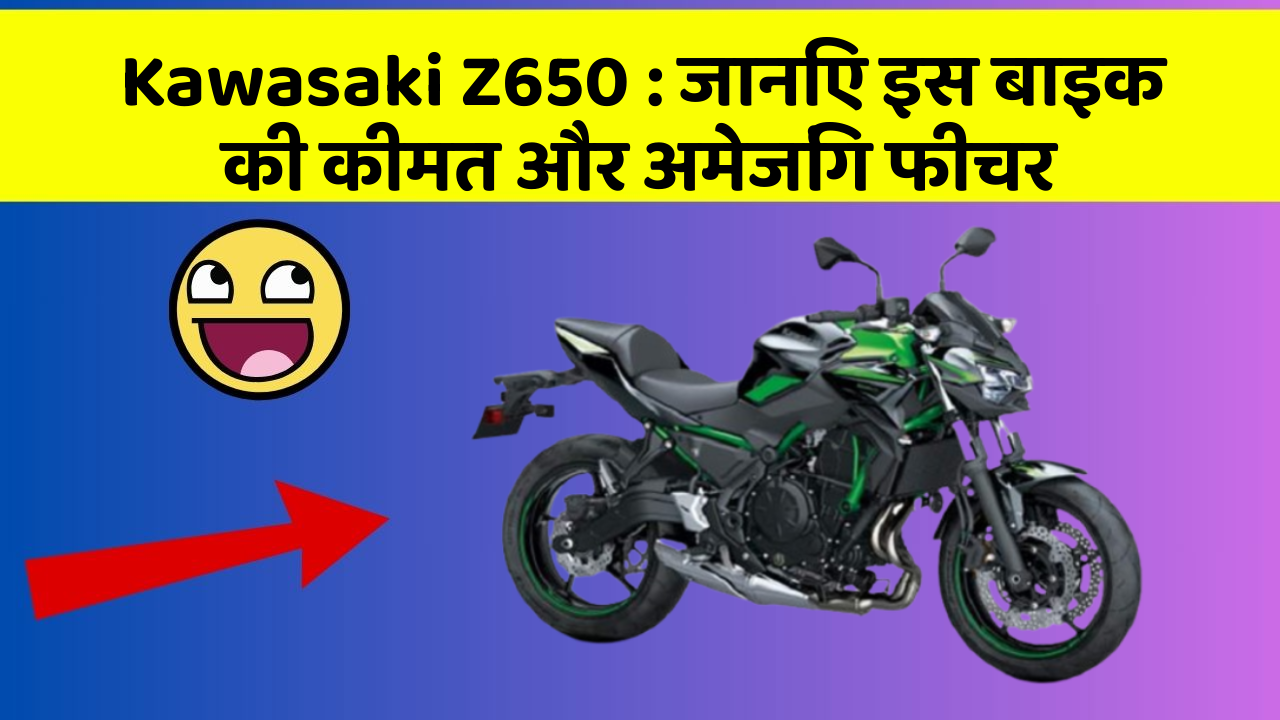 Kawasaki Z650: जानिए इस बाइक की कीमत और अमेजिंग फीचर